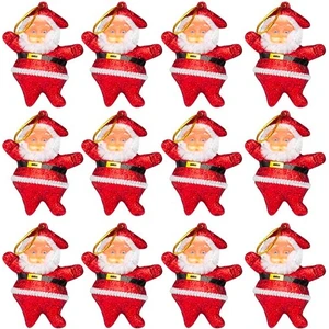 Yılbaşı Çam Ağacı Süsü Noel Baba 12'li