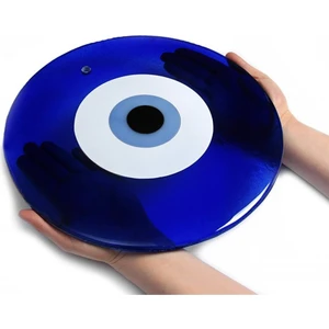 Dev Cam Nazarlık Nazar Boncuğu Lüks Kalite 30 cm Çap El Işi Dekoratif Duvar Süsü