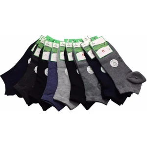 12 Adet Dündar Erkek Bambu Parfümlü Patik Çorap