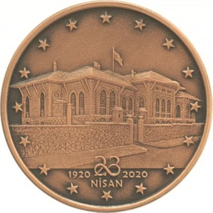 Tbmm'nin Açılışının 100. Yıl (Bronz) Hatıra Parası