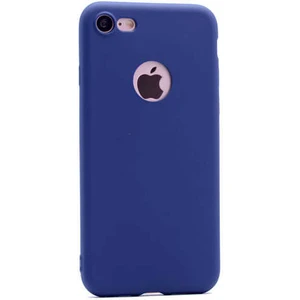 Apple iPhone 6/6s Kılıf Kamera Korumalı Ince Darbe Emici Leke Tutmaz Silikon Kapak Lacivert