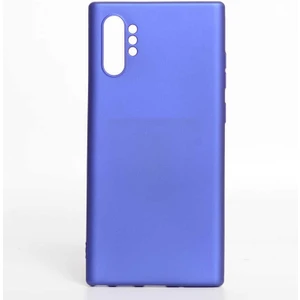 Samsung Galaxy Note 10 Plus Kılıf Kamera Korumalı Ince Darbe Emici Leke Tutmaz Silikon Kapak Saks Mavi