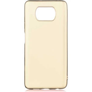 Xiaomi Poco X3 Nfc Kılıf Kamera Korumalı Ince Darbe Emici Leke Tutmaz Silikon Kapak Gold