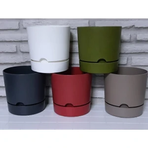 Eminhome 5'li Begonya Saksı 25 cm 9 Lt