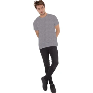 Think Simple Erkek Basic T-Shirt - Gri