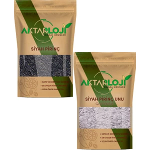 Siyah Pirinç 50 gr + Siyah Tam Pirinç Unu 50 gr