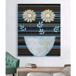 Stella Store Papatya Çiçekli Kanvas Tablo