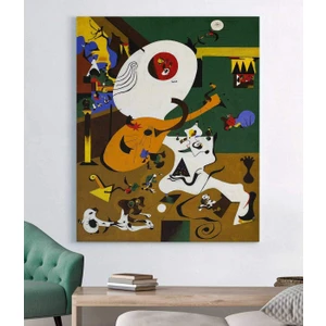 Stella Store Joan Miro Hollanda'da Iç Mekan Kanvas Tablo