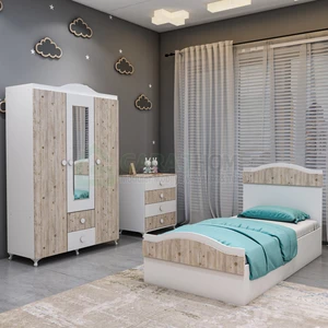 Garaj Home Nefes Genç Odası Takımı - Şifonyer, Dolap ,karyola