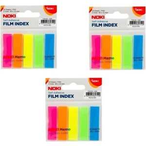 Memo Film Index 5 Renk 25 Yaprak 12 x 45 mm 3'lü