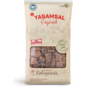 Yaşamsal Organik Atalık Karakılçık Tam Buğday Calamarata Makarna