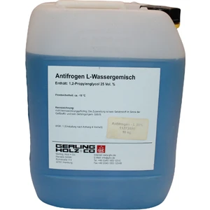 Gerling Holz & Co Antifrogen L-Wassergemisch Soğutma Sıvısı | 10 Litre | %25 Propilen Glikol Bazlı Koruyucu Karışım