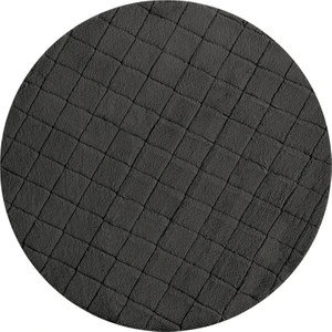 English Home Soft Touch Rabbit Peluş Halı 120 cm Antrasit