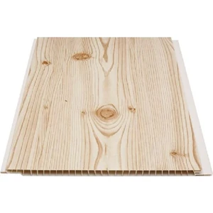 Ser Profil Fındık Ahşap Desen Plastik Pvc Duvar Tavan Lambiri / 50 Adet 20 cm x 1,5 M - 15 M²