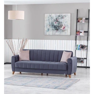 İpek Mobilya Daisy Üçlü Kanepe  Gri