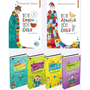Yuva Yayınları 101 Deyim 101 Atasözü Güldüren Düşündüren Atasözleri Deyimler Set (6 Kitap)