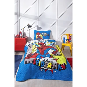 Spiderman New York Tek Kişilik Disney Lisanslı Çocuk Yatak Örtüsü