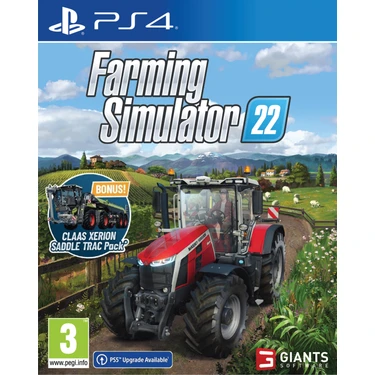 Giants Software Ps4 Farming Simulator 2022 Strateji Oyunu Tek Oyuncu Desteği ile Türkçe Dil