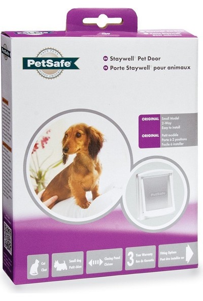 Pet Safe Petsafe 715 Ef Staywell 2 Yönlü Kilitli Kapı Küçük Boy Beyaz
