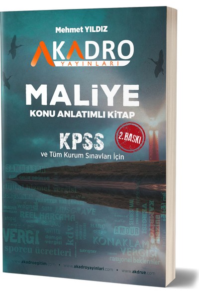 A Kadro Yayınları Maliye Konu Anlatım 2. Baskı
