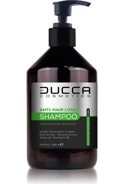 By Ducca Ducca Anti-Hair Loss Shampoo 1000 Ml(Dökülme Karşıtı Şampuan)