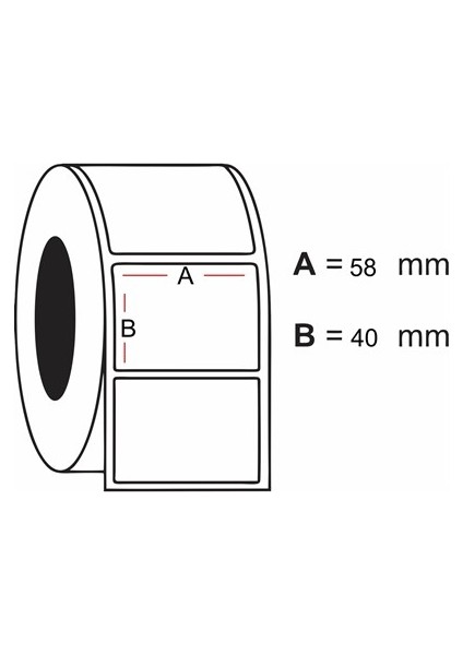 Termal 40X58 Terazi Etiketi 10' Lu Paket