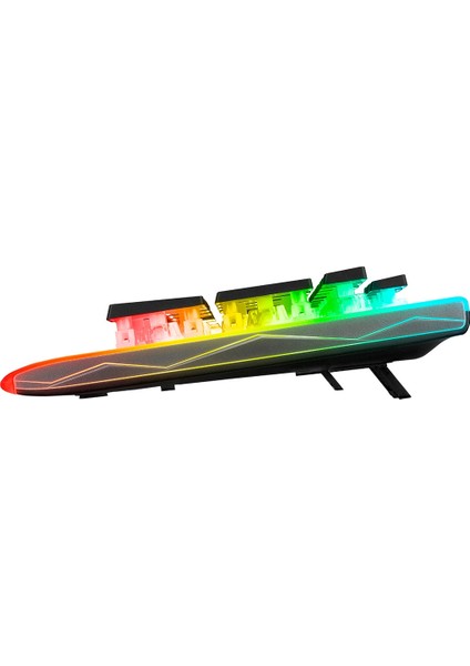 KB-R211 PRIME RGB Backlight Kristal Red Switch Mekanik Gaming Oyuncu Klavyesi