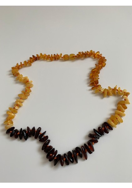 Damla Kehribar Yetişkin Kolye