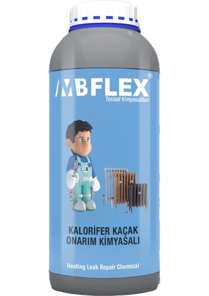 MB Flex MB02 – Isıtma ve Soğutma Sistemleri Kalorifer Kaçak Onarım Kimyasalı 1000 ml