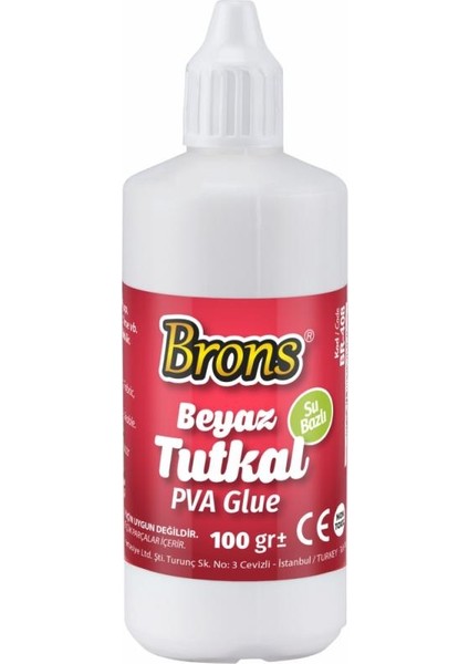 Brons Beyaz Tutkal 100 gr Su Bazlı