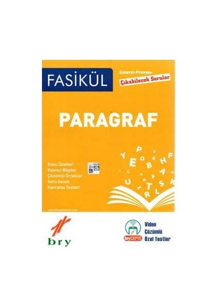 Bry Birey Eğitim Yayınları Fasikül Türkçe Paragraf