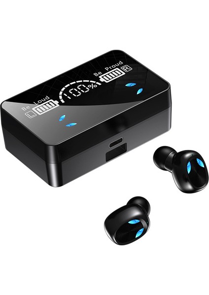 Spor Oyunu Için Mini Tws Kablosuz Bluetooth Kulaklık Aynası Suya Dayanıklı (Yurt Dışından)