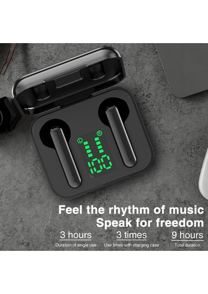 Tws Bluetooth Kablosuz Kulaklıklar Dokunmatik Kontrol LED Ekran Bluetooth 5.0 Oyun Kulaklığı Spor Su Geçirmez Kulaklık Kulakiçi (Yurt Dışından) fiyatları