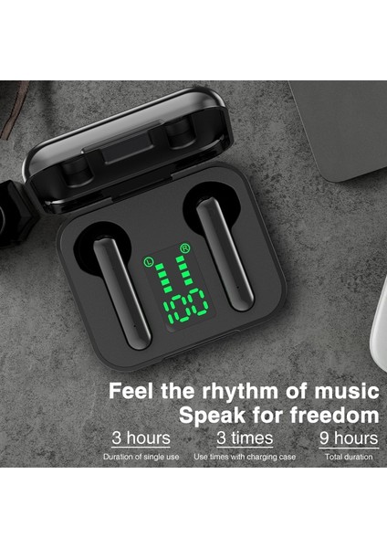 Tws Bluetooth Kablosuz Kulaklıklar Dokunmatik Kontrol LED Ekran Bluetooth 5.0 Oyun Kulaklığı Spor Su Geçirmez Kulaklık Kulakiçi (Yurt Dışından) modelleri