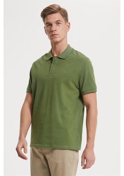 242042 Twins Yeşil Erkek Polo T-Shirt