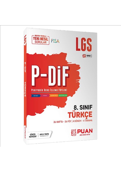 8. Sınıf LGS Türkçe PDİF Konu Anlatım Föyleri