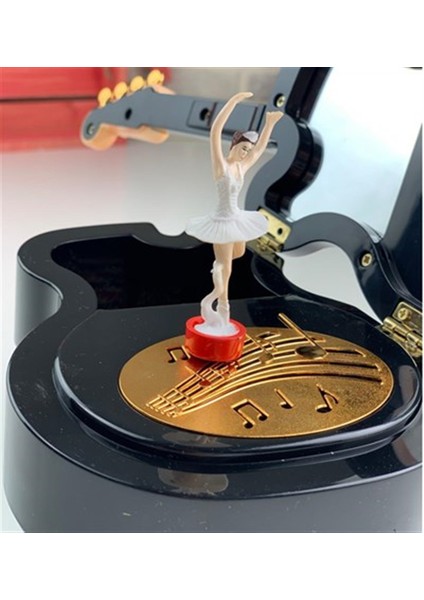 Gitar Kurmalı Müzik Kutusu (Koyu Kahverengi) fiyatları