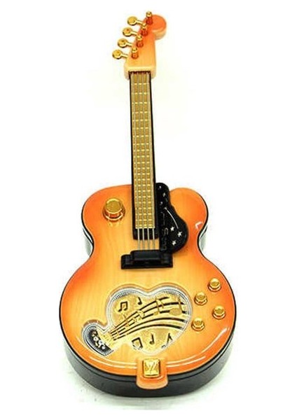 Gitar Kurmalı Müzik Kutusu (Koyu Kahverengi) fırsatları