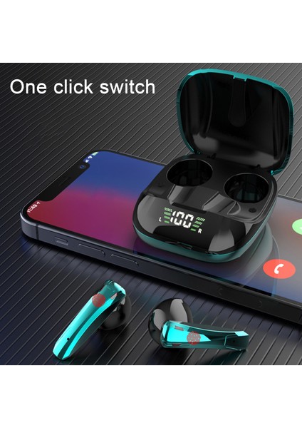 Uygun Tws Bluetooth Kulaklık Bluetooth 5.0 Hd Çağrılar Dayanıklı Gürültü Azaltma Gaming Için Kablosuz Kulaklık (Yurt Dışından)