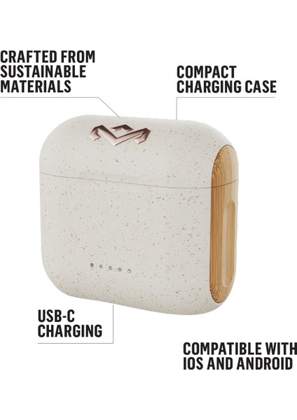House Of Marley Rebel Ipx5 Sıvı Dayanıklı Tws Bluetooth Kulaklık, EM-JE121
