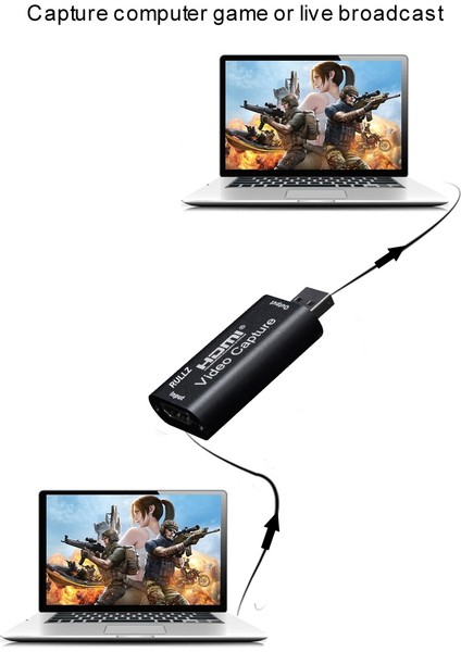 Mini Video Yakalama Kartı 4K 1080P USB 2.0 HDMI Video Yakalayıcı Kayıt Kutusu Fr Ps4 Oyun DVD Kamera Hd Kamera Kayıt Canlı Akış (Yurt Dışından)
