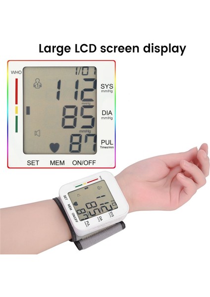 Otomatik Bilek Kan Basıncı Monitörü Dijital Tonometer Basıncı (Yurt Dışından) indirimleri