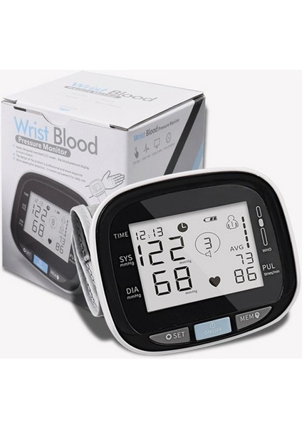 Profesyonel Kan Basıncı Monitörü Ingilizce Sesli Tonometer (Yurt Dışından)