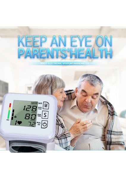 Otomatik Dijital LCD Ekran Tıbbi Bilek Kan Basıncı Monitörü Basıncı (Yurt Dışından) fırsatları