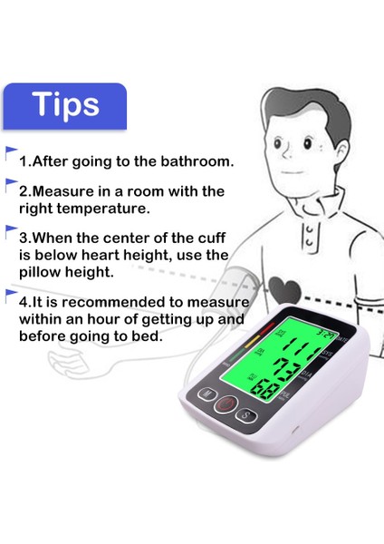 Akıllı Sesli Kol Kan Basıncı Bp Monitör (Yurt Dışından) indirimleri