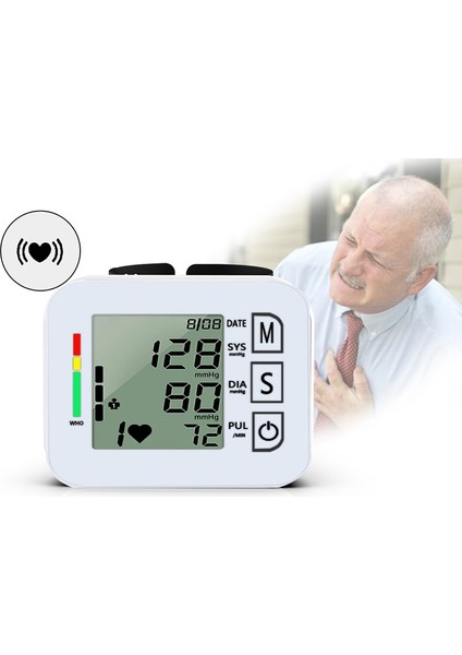 Taşınabilir Otomatik Dijital LCD Ekran Bilek Kan Basıncı Monitörü (Yurt Dışından) modelleri