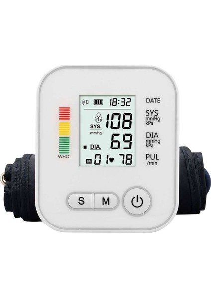 Otomatik LCD Ekran Dijital Kol Bp Kan Basıncı Monitörü (Yurt Dışından)