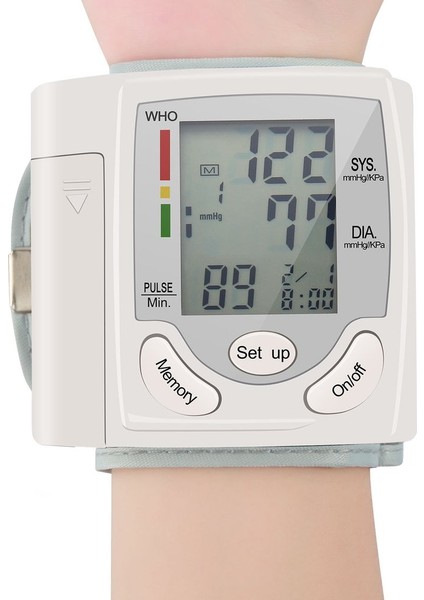 Tıbbi Dijital LCD Otomatik Bilek Kan Basıncı Monitörü (Yurt Dışından) fiyatları