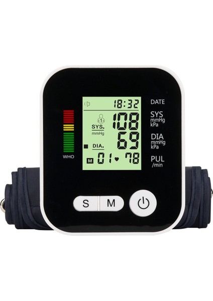 Otomatik LCD Ekran Dijital Kol Bp Kan Basıncı Monitörü (Yurt Dışından)