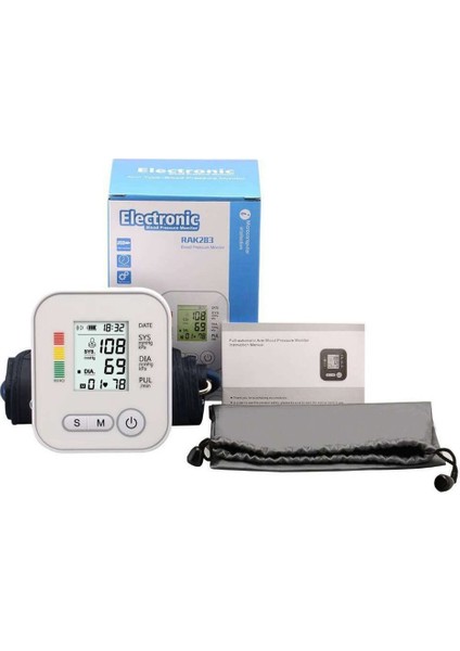 Otomatik LCD Ekran Dijital Kol Bp Kan Basıncı Monitörü (Yurt Dışından)